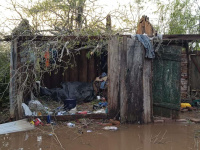 Secuelas de la tormenta en Campo Largo