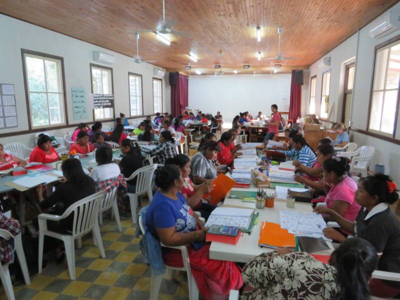 Capacitación de maestras de Educación Inicial