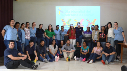 Los colaboradores del Sanatorio ASCIM en capacitación: Síndrome de Down