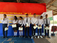 Clausura del año lectivo 2022 en la Esc. Básica Eben Ezer