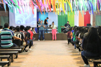 Campamento de Estudiantes en el Colegio Indígena Yalve Sanga