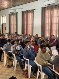 Participantes de la asamblea