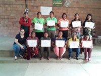 Culminan módulos de costura en Campo Largo y Campo Alegre
